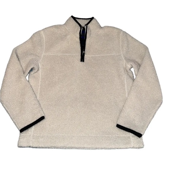 Vineyard Vines Other - Vineyard Vines Shep And lan Sherpa Qrt Zip Cream pullover SZ  Medium